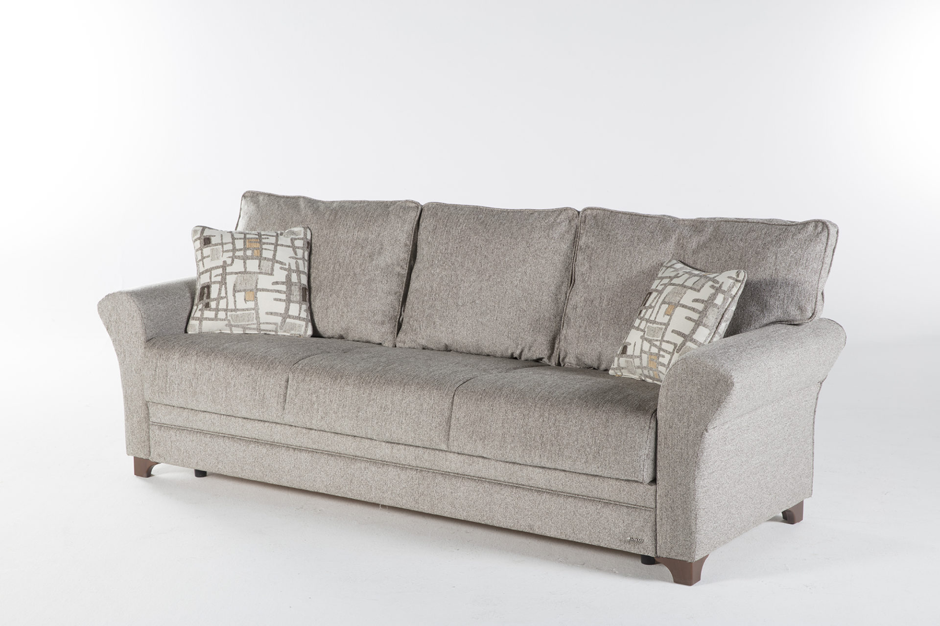 Davenport Sofa Sleeper Aristo Light Brown Futon World