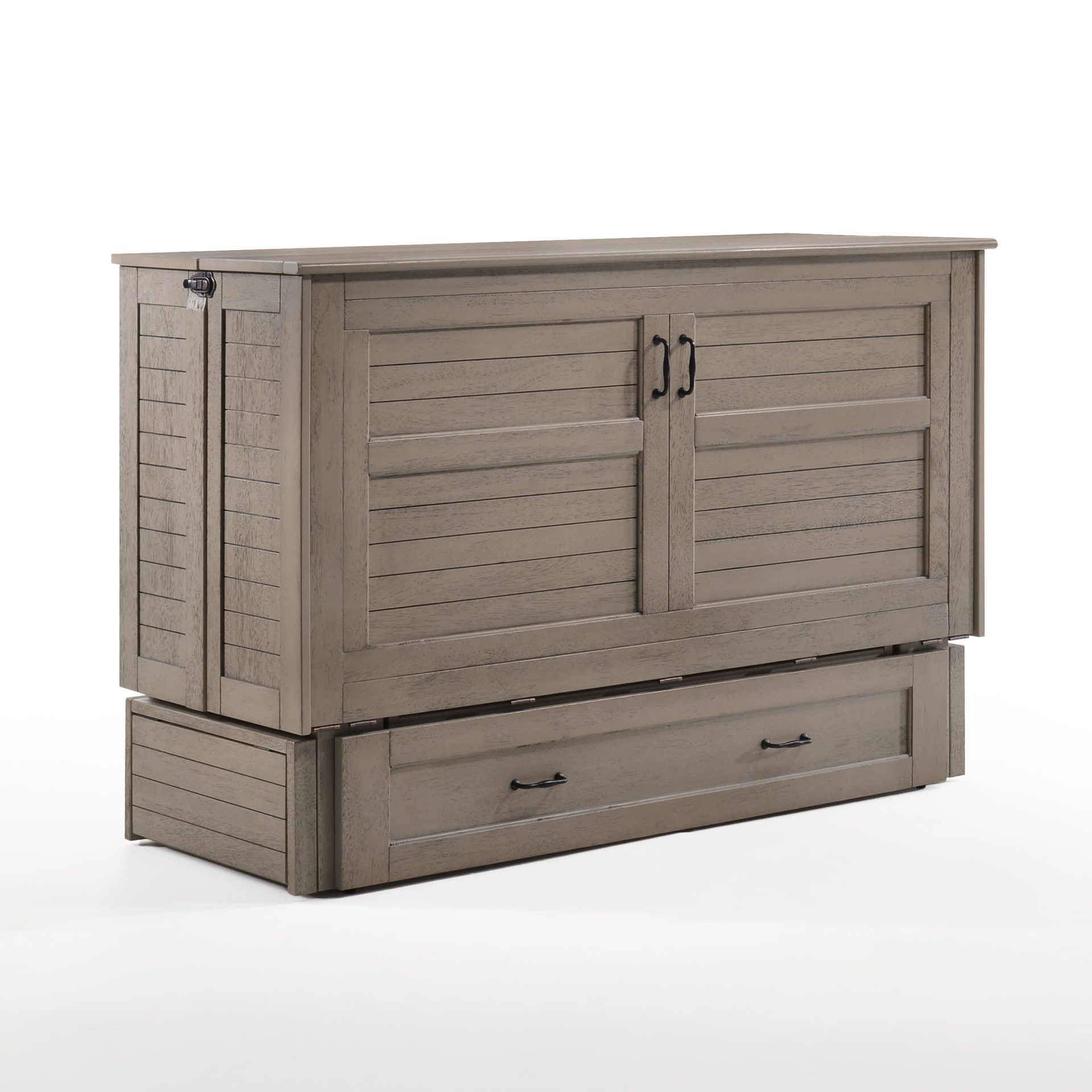 Poppy Murphy Cabinet Bed Queen Brushed Driftwood Futon World Poppy Murphy Cabinet Bed Queen