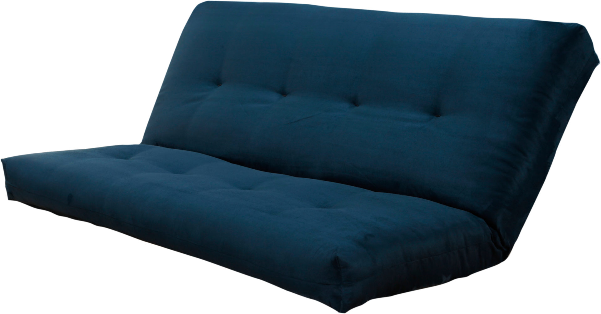 6000 Futon Mattress W Suede Navy Cover Futon World